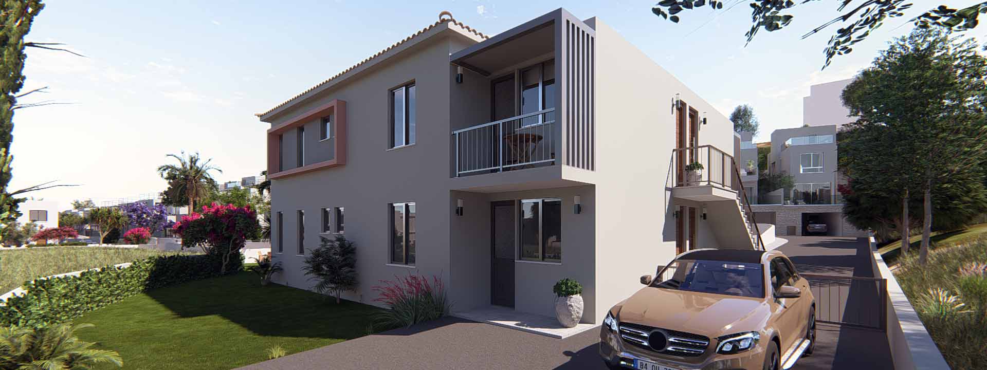 0 3.7 Block A  Apartments Front Left Site